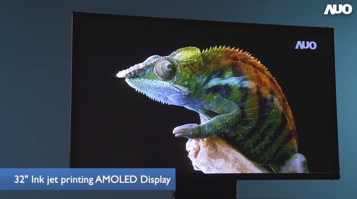 AU Optronics shows off its first inkjetprinted OLED display prototype